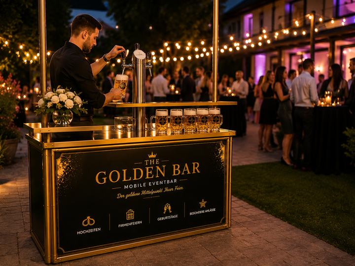 THE GOLDEN BAR bei einer Abendveranstaltung
